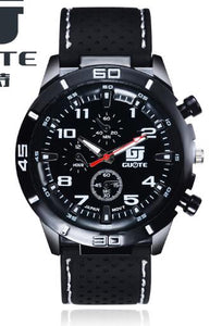 2017 new fashion casual watch man 3 eye brand luxury mountain climbing military silicone strap men quartz watch reloj hombre