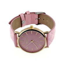Checkers Faux lady dress watch, women's Casual Leather quartz-watch Analog wristwatch Gifts relogios feminino