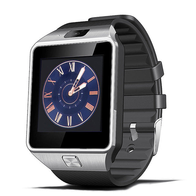 Smart Watch Clock With Sim Card Slot Push Message Bluetooth Connectivity Android Phone Better Than DZ09 Smartwatch Men Watch