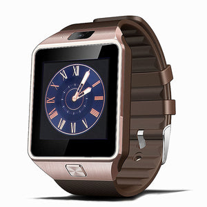 Smart Watch Clock With Sim Card Slot Push Message Bluetooth Connectivity Android Phone Better Than DZ09 Smartwatch Men Watch