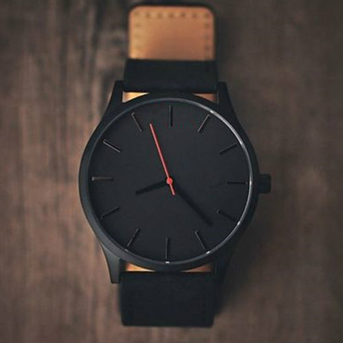 Reloj Large Dial Military Quartz Men Watch Leather Sport watches High Quality