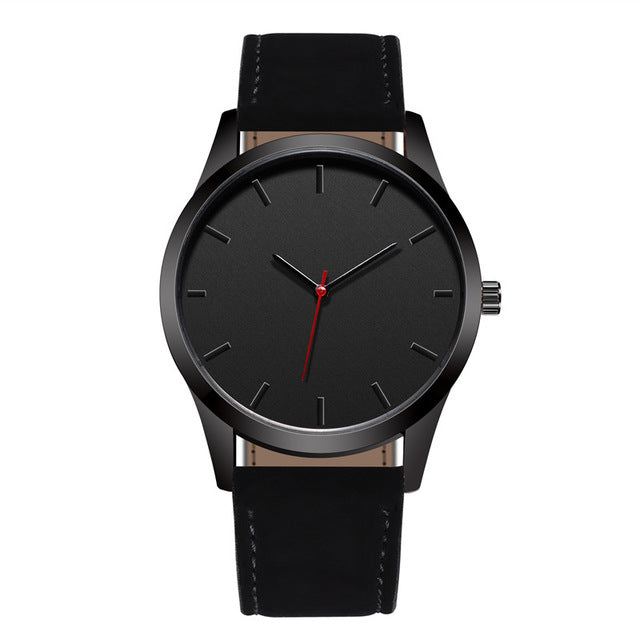Reloj Large Dial Military Quartz Men Watch Leather Sport watches High Quality