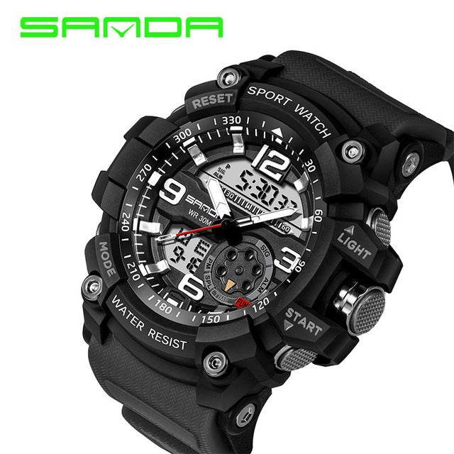 2018 Military Sport Watch Men Top Brand Luxury Famous Electronic LED Digital Wrist Watch