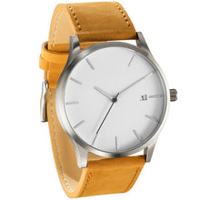 Sanwony Popular Low-key Minimalist Connotation Leather Men's Quartz Wristwatch