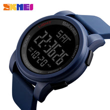SKMEI Brand Men's Watches LED Digital Watch Men Wrist Watch Black Alarm 50m Waterproof Sport Watches For Men Relogio Masculino