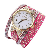 Women's Bracelet Watches 2018 Fashion Leisure Quartz shiny Crystal Diamond Wrist Watch Clock Relogio Feminino Bayan Kol Saati