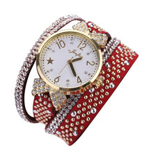 Women's Bracelet Watches 2018 Fashion Leisure Quartz shiny Crystal Diamond Wrist Watch Clock Relogio Feminino Bayan Kol Saati
